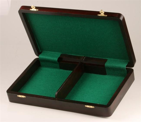 Flat Wooden Chess Box (for most 4 to 4.5" pieces) - Box - Chess-House