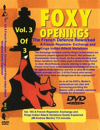 Foxy Openings #103 Exchange and King's Indian Attack Variations (DVD) - Martin - Software DVD - Chess-House
