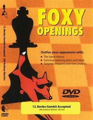 Foxy Openings #12 Benko Gambit Accepted (DVD) - Martin