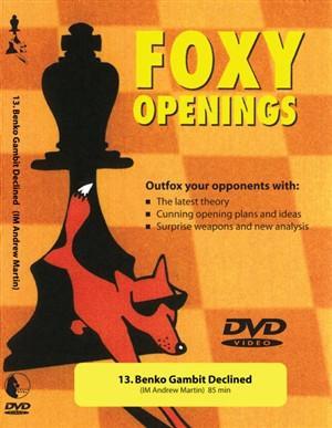 Foxy Openings #13 Benko Gambit Declined (DVD) - Martin