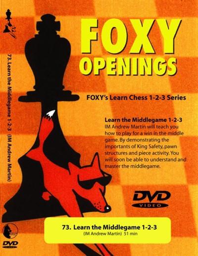 Foxy Openings #73 Learn the Middlegame 1-2-3 (DVD) - Martin - Software DVD - Chess-House