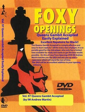 Foxy Openings #97 Queen's Gambit Accepted (DVD) - Martin - Software DVD - Chess-House