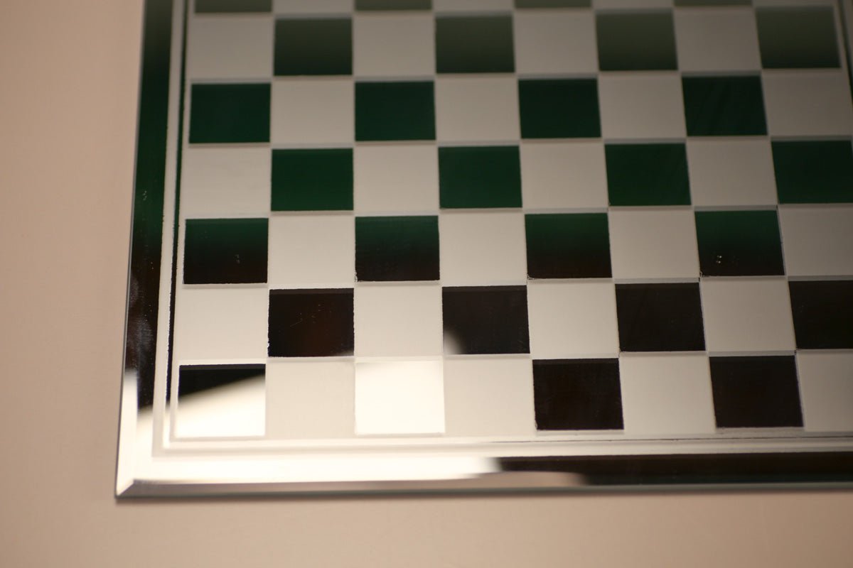 Glass Chess Board - Mirrored - Board - Chess-House