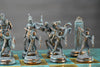 Gold and Silver Greek Mythology Chess Set - 21 1/4" - Chess Set - Chess-House
