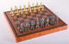 Gothic Chess Set with Leatherette Storage Board - Chess Set - Chess-House