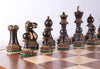 Heirloom Burnt Finish Grandmaster Chess Set - Chess Set - Chess-House