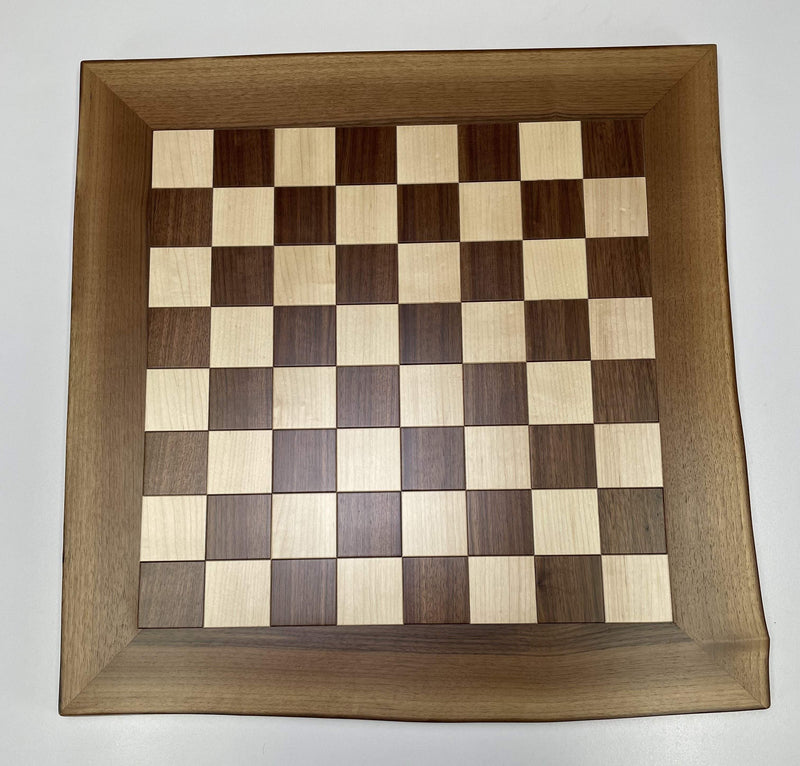 JLP Natural Edge Hardwood Chessboard #27