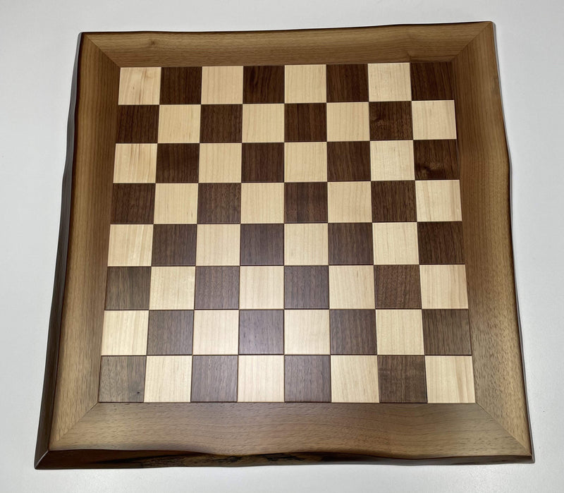 JLP Natural Edge Hardwood Chessboard #29
