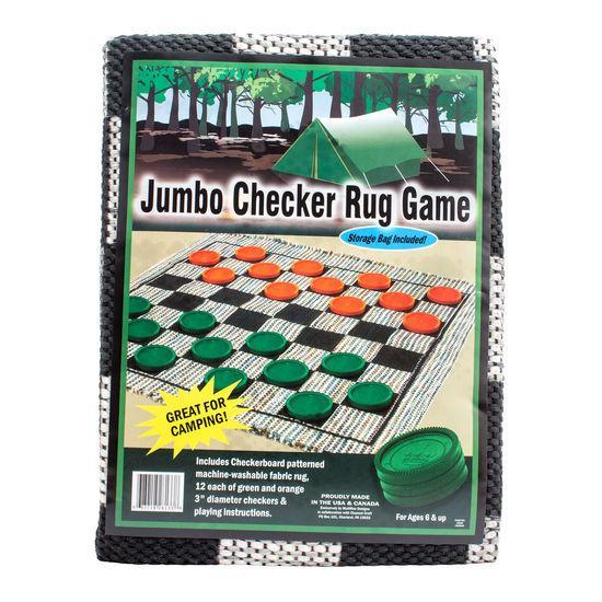Jumbo Camping Checkers Rug