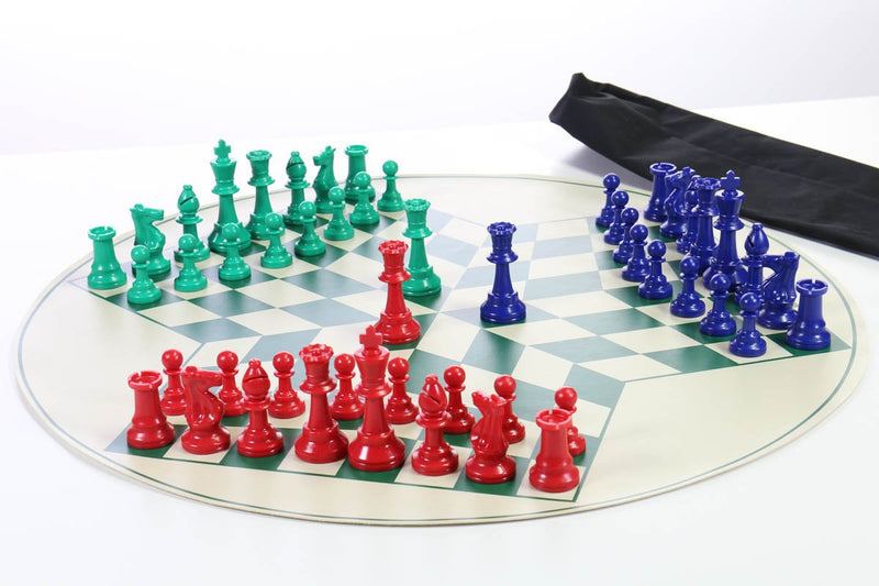 Large 3 Player Chess Set