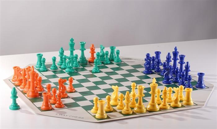 4 Player Chess Board/checker Board 