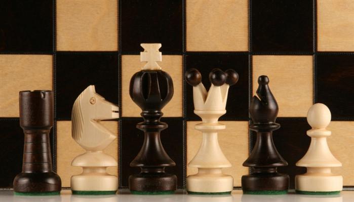 Large Pearl Wooden Chess Set - Chess Set - Chess-House