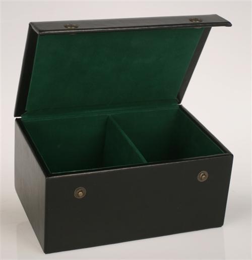 Leather Styled Chess Box (for most 3.5 to 3.75" pieces) - Box - Chess-House