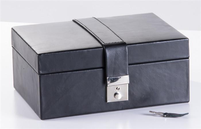 Leatherette Chess Box with Lock