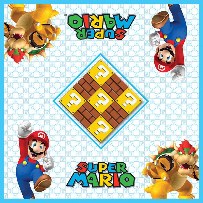 Mario Versus Bowser Checkers & Tic Tac Toe - Checkers - Chess-House