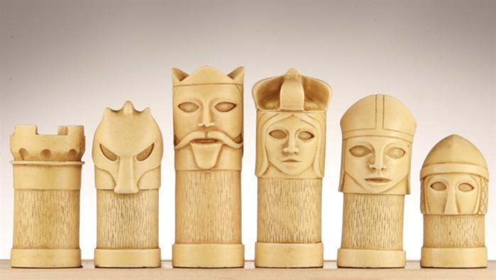 Masked Chess Pieces - SAC Antiqued