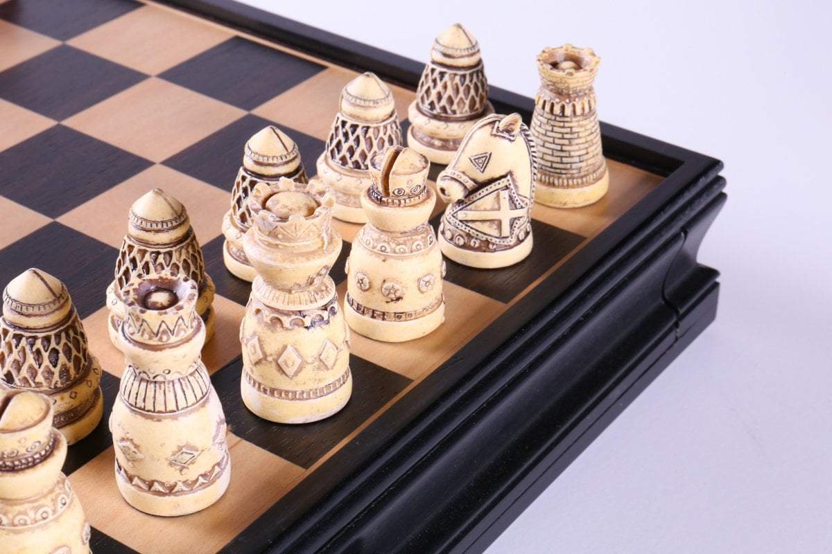 Medieval Chess & Checkers Set - Chess Set - Chess-House