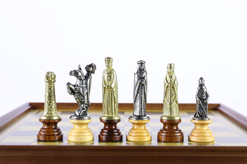Unique Egyptian Wooden Chess With Copper Chess Pieces -  Portugal