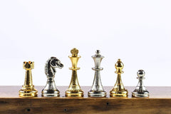 Metal Flowered Chess Men - Piece - Chess-House