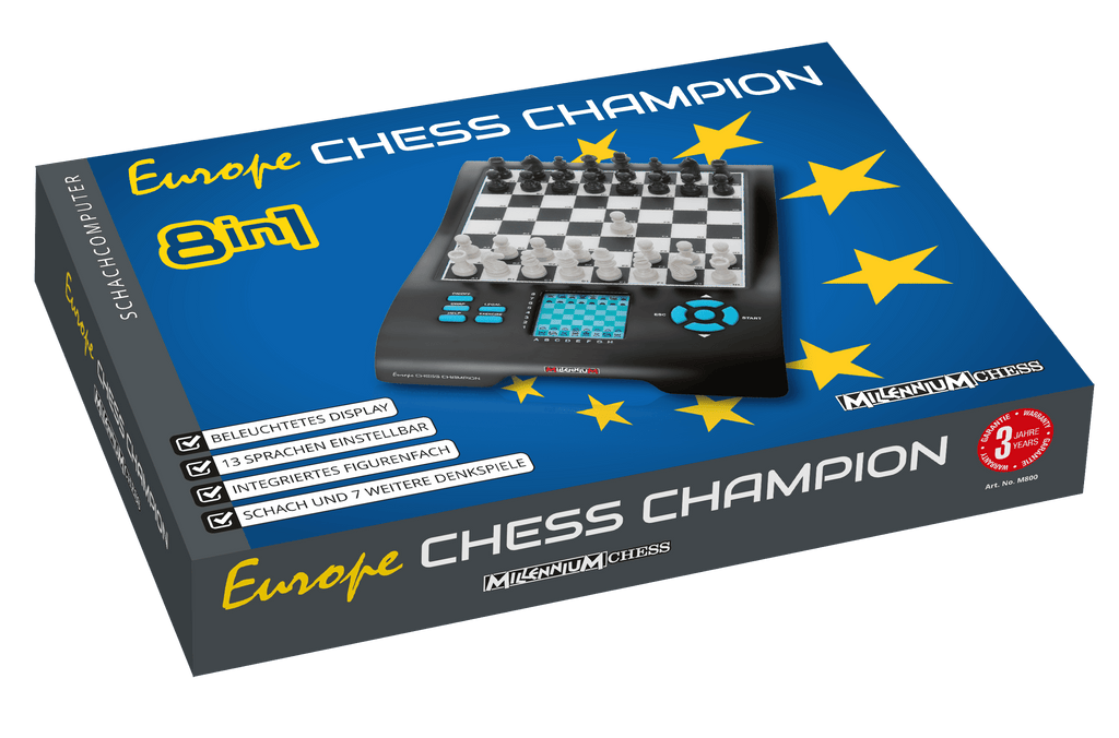  Millennium Chess Champion Electronic Chess Board - for  Beginners & Improving Players - Great Partner for Play and Practice- LED  Display – Built-in Chess Engines - Interactive - MIL800 : Toys & Games