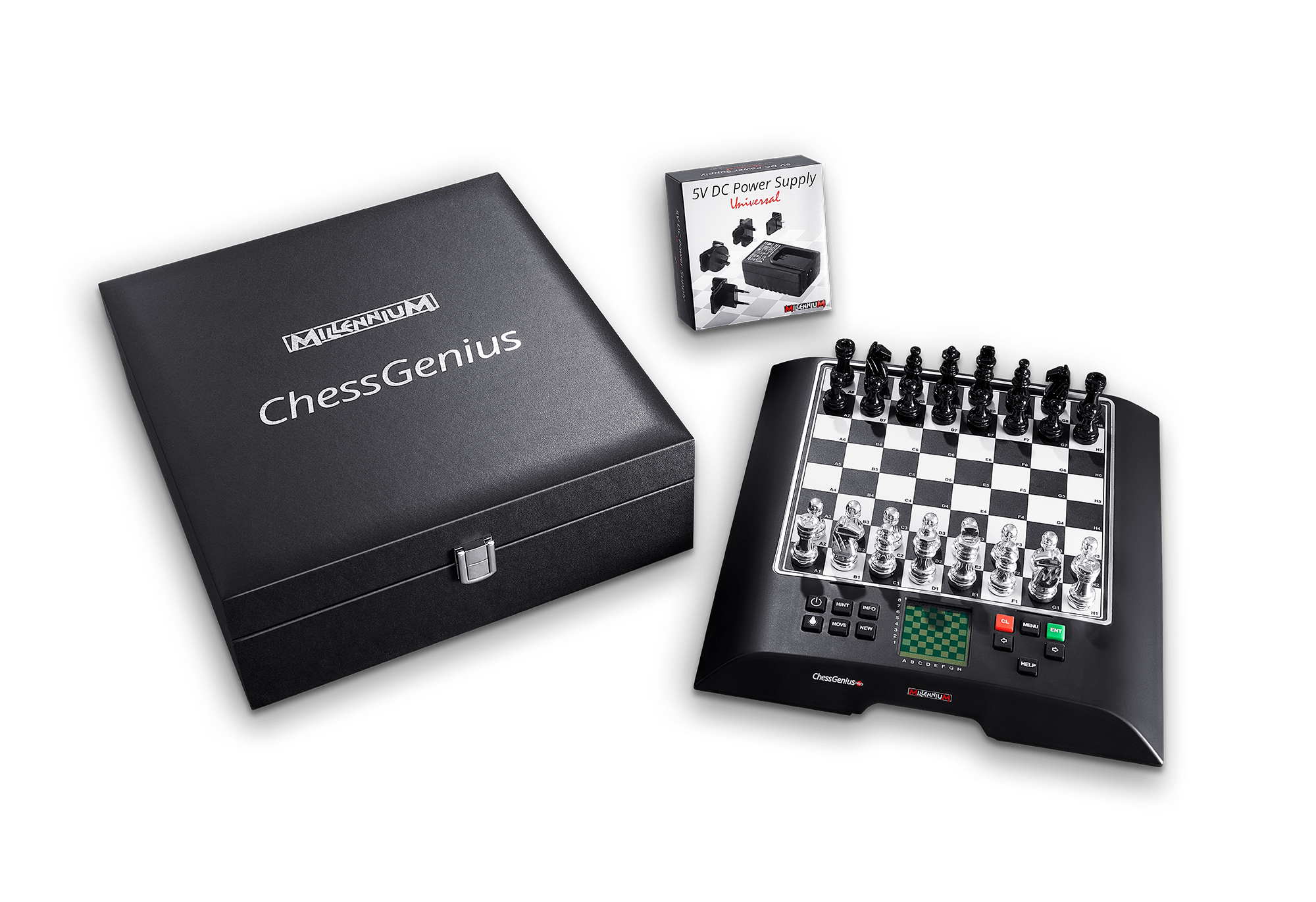Millennium Chess Computer - Chess Genius PRO - SPECIAL EDITION with Leather Box - Chess Computer - Chess-House