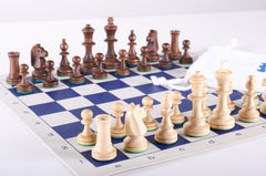 Mini ChessHouse Chess Set with Wood Pieces - Chess Set - Chess-House