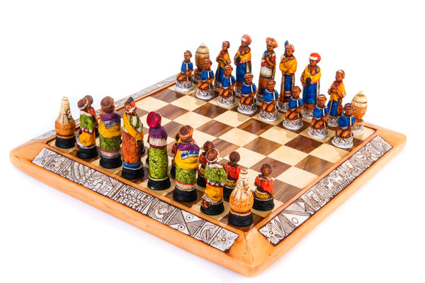 Mini Tribal Chess Set - Chess Set - Chess-House