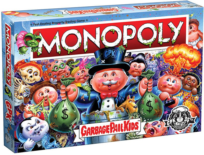 Monopoly Board Game - Garbage Pail Kids Edition