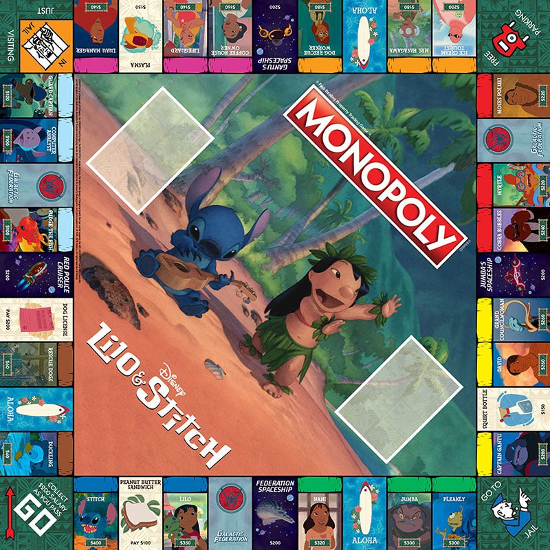 Monopoly Board Game - Lilo & Stitch Edition - Game - Chess-House