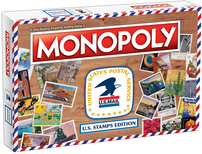 Monopoly Board Game - U.S. Stamps Edition