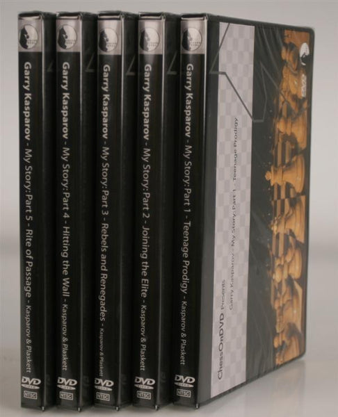 My Story Complete 1-5 DVD Series - Garry Kasparov - Software DVD - Chess-House