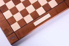 Personalize 21" JLP Hardwood USA Chessboard with Engraved Maple Inset - Board - Chess-House