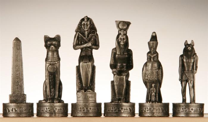 Pewter Egyptian Chessmen - Piece - Chess-House