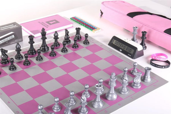 Pink Chess Set Combo #603 - Chess Set - Chess-House
