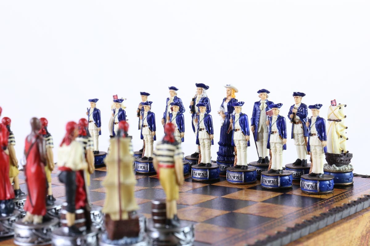 Pirates Chess Set with Storage Board - Chess Set - Chess-House