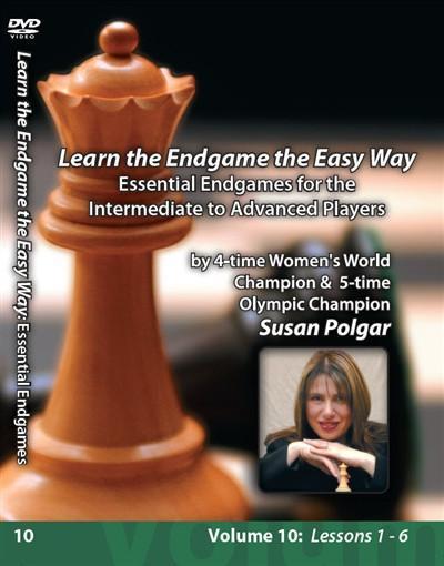 Polgar's Winning Chess the Easy Way, #10 Endgames Intermediate to Advanced - Software DVD - Chess-House