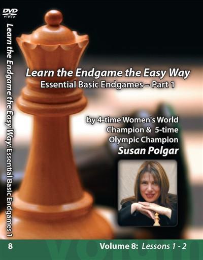 Polgar's Winning Chess the Easy Way, #8 Essential Basic Endgames Part 1 - Software DVD - Chess-House