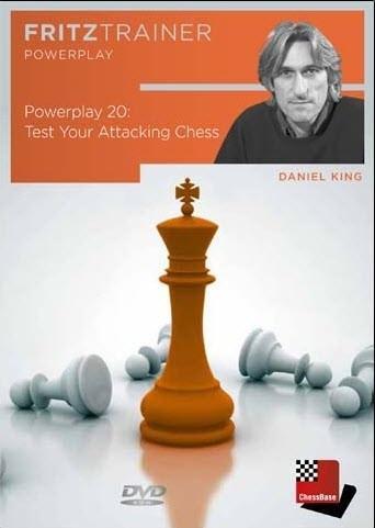 Powerplay 20 - Test Your attacking Chess - King - Software DVD - Chess-House