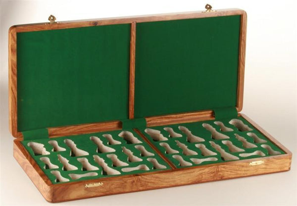 Presentation Chess Box in Golden Rosewood (for most 4.25" to 4.5" pieces) - Box - Chess-House