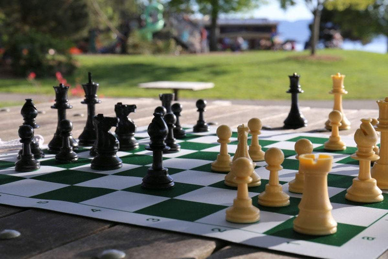 Quality Club Chess Set on Flex Pad Board