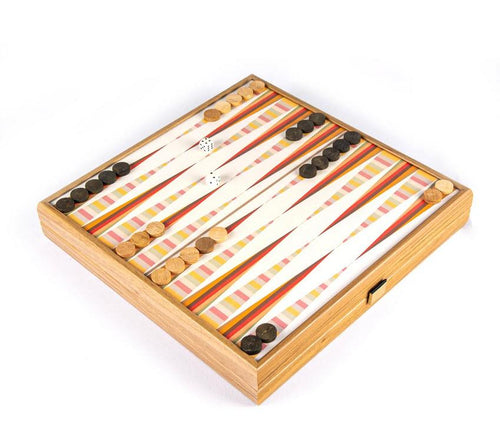 Rainbow Style Multi Game Set - Chess, Backgammon, Ludo, Snakes and Lad