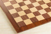 Raised Edge Style 21" Hardwood Player's Chessboard 2.25" Squares JLP, USA - Board - Chess-House