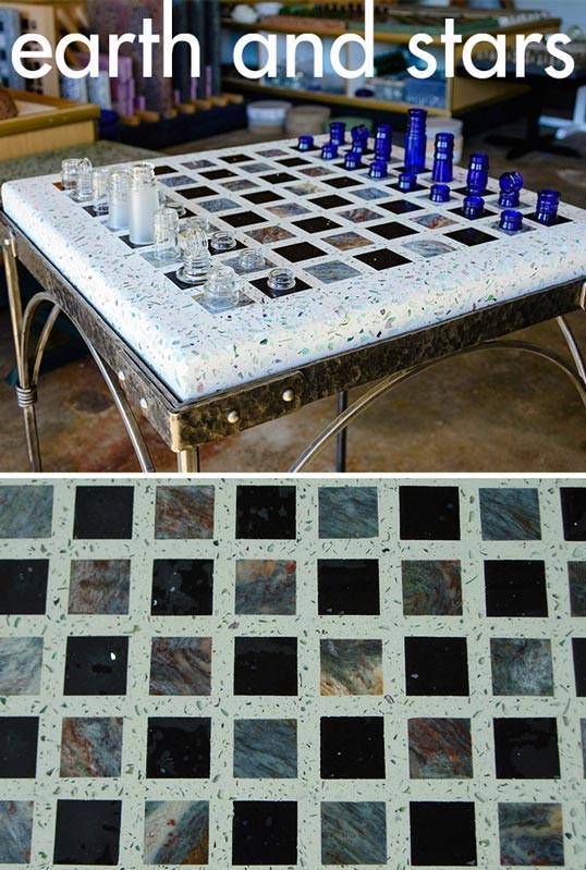 Ron Black Custom Concrete Chess Tables – Chess House