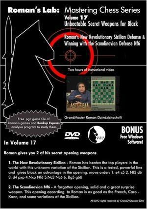 Roman's Lab #17, Unbeatable Secret Weapons for Black (DVD) - Software DVD - Chess-House
