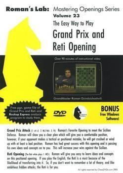 Roman's Lab #23, The Easy Way to Play Grand Prix and Reti Opening (DVD) - Software DVD - Chess-House