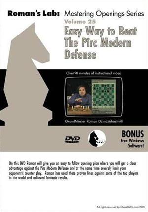 Roman's Lab #25, Easy Way to Beat the Pirc Modern Defense (DVD) - Software DVD - Chess-House