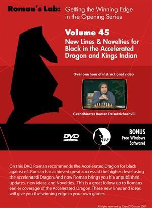 Roman's Lab #45: New Lines & Novelties for Black in the Accelerated Dragon and Kings Indian Defense - Software DVD - Chess-House