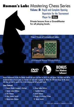 Roman's Lab #5, Rapid & Complete Opening Repertoire for White - Software DVD - Chess-House