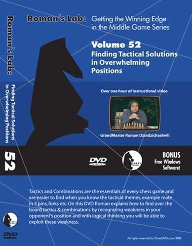 Roman's Lab #52: Finding Tactical Solutions in Overwhelming Positions - Software DVD - Chess-House