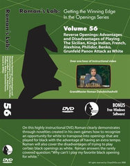 Roman's Lab #56: Reverse Openings Advantages and Disavantages - Software DVD - Chess-House